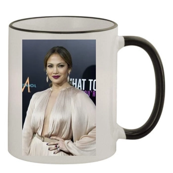 Jennifer Lopez 11oz Colored Rim & Handle Mug