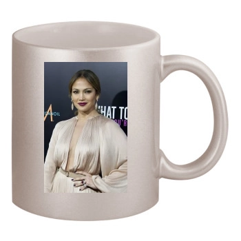 Jennifer Lopez 11oz Metallic Silver Mug