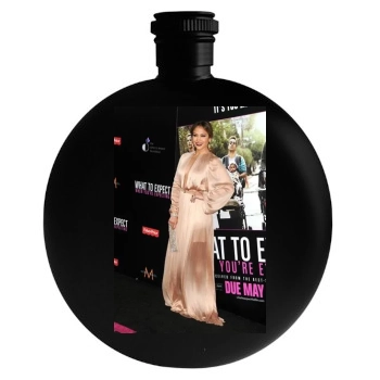 Jennifer Lopez Round Flask