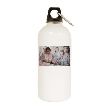 Jennifer Lopez White Water Bottle With Carabiner