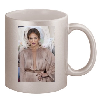 Jennifer Lopez 11oz Metallic Silver Mug