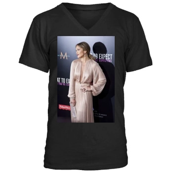 Jennifer Lopez Men's V-Neck T-Shirt