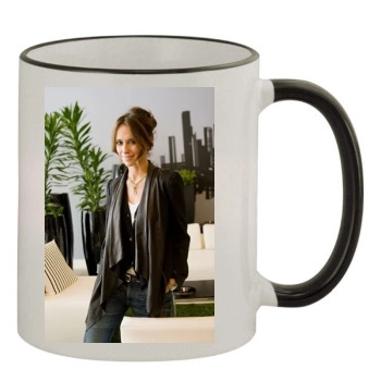 Jennifer Love Hewitt 11oz Colored Rim & Handle Mug