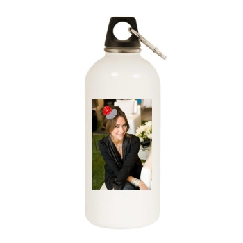 Jennifer Love Hewitt White Water Bottle With Carabiner