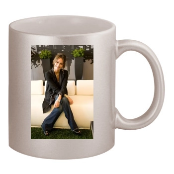 Jennifer Love Hewitt 11oz Metallic Silver Mug