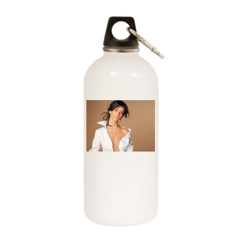 Jennifer Love Hewitt White Water Bottle With Carabiner