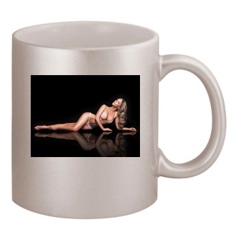 Jennifer Love Hewitt 11oz Metallic Silver Mug