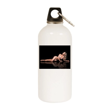 Jennifer Love Hewitt White Water Bottle With Carabiner