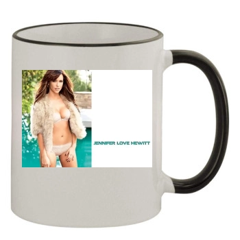 Jennifer Love Hewitt 11oz Colored Rim & Handle Mug