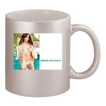 Jennifer Love Hewitt 11oz Metallic Silver Mug