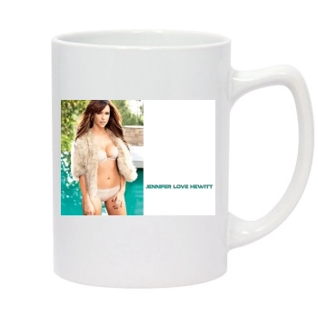 Jennifer Love Hewitt 14oz White Statesman Mug