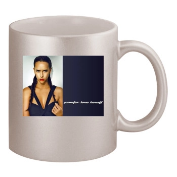 Jennifer Love Hewitt 11oz Metallic Silver Mug