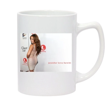 Jennifer Love Hewitt 14oz White Statesman Mug