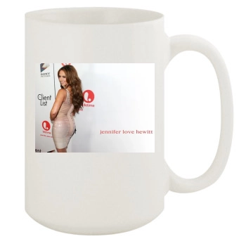 Jennifer Love Hewitt 15oz White Mug