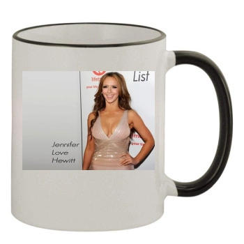 Jennifer Love Hewitt 11oz Colored Rim & Handle Mug