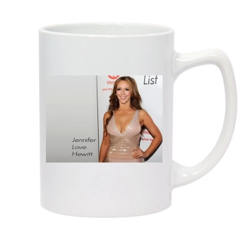 Jennifer Love Hewitt 14oz White Statesman Mug