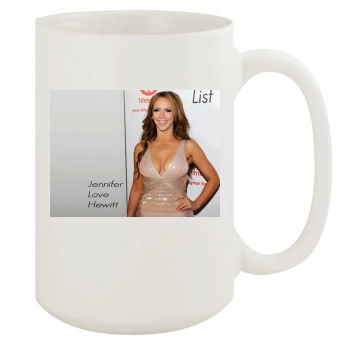 Jennifer Love Hewitt 15oz White Mug