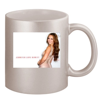 Jennifer Love Hewitt 11oz Metallic Silver Mug