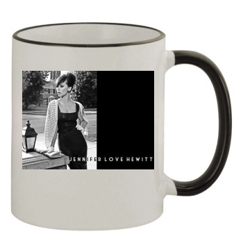 Jennifer Love Hewitt 11oz Colored Rim & Handle Mug