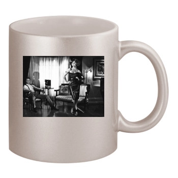 Jennifer Love Hewitt 11oz Metallic Silver Mug