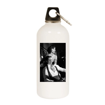 Jennifer Love Hewitt White Water Bottle With Carabiner