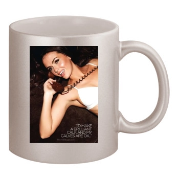 Jennifer Metcalfe 11oz Metallic Silver Mug