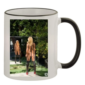 Jenny McCarthy 11oz Colored Rim & Handle Mug