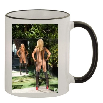 Jenny McCarthy 11oz Colored Rim & Handle Mug