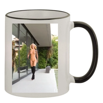 Jenny McCarthy 11oz Colored Rim & Handle Mug