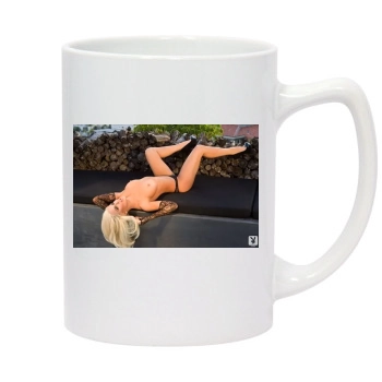 Jenny McCarthy 14oz White Statesman Mug