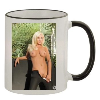 Jenny McCarthy 11oz Colored Rim & Handle Mug