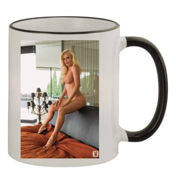 Jenny McCarthy 11oz Colored Rim & Handle Mug