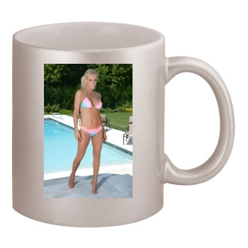 Jenny McCarthy 11oz Metallic Silver Mug