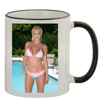 Jenny McCarthy 11oz Colored Rim & Handle Mug