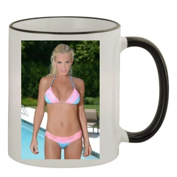 Jenny McCarthy 11oz Colored Rim & Handle Mug