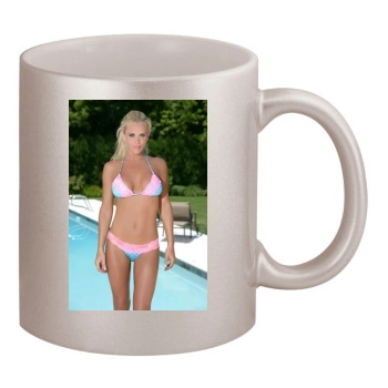 Jenny McCarthy 11oz Metallic Silver Mug