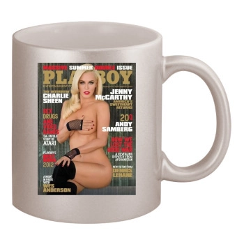 Jenny McCarthy 11oz Metallic Silver Mug