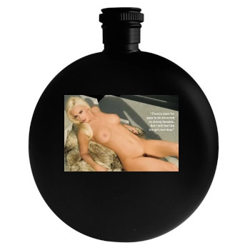 Jenny McCarthy Round Flask