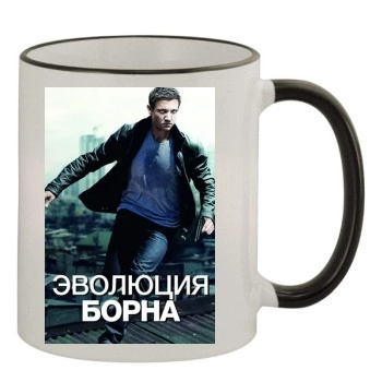 Jeremy Renner 11oz Colored Rim & Handle Mug