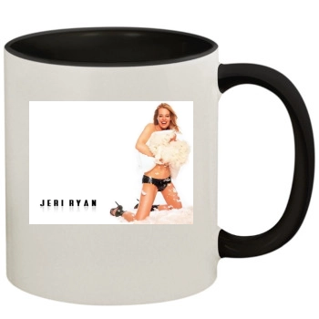 Jeri Ryan 11oz Colored Inner & Handle Mug