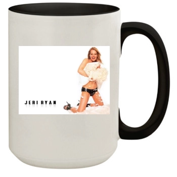 Jeri Ryan 15oz Colored Inner & Handle Mug