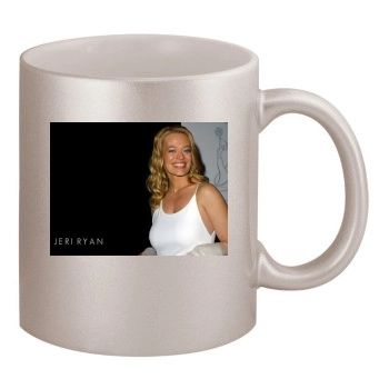 Jeri Ryan 11oz Metallic Silver Mug