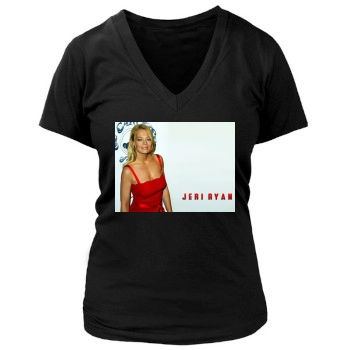 Jeri Ryan Women's Deep V-Neck TShirt