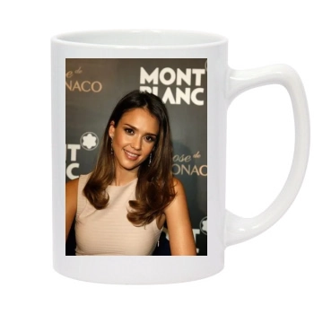 Jessica Alba 14oz White Statesman Mug