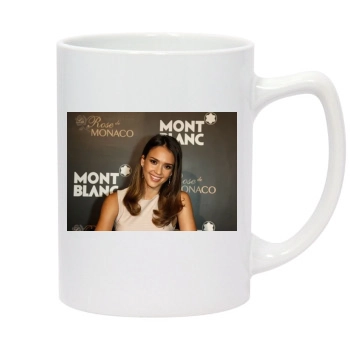 Jessica Alba 14oz White Statesman Mug