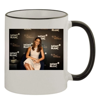 Jessica Alba 11oz Colored Rim & Handle Mug