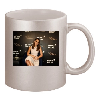 Jessica Alba 11oz Metallic Silver Mug