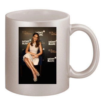 Jessica Alba 11oz Metallic Silver Mug