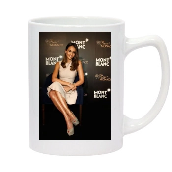 Jessica Alba 14oz White Statesman Mug