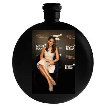 Jessica Alba Round Flask